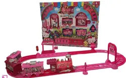 قطار بازی مدل کیتی صورتی