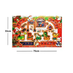 قطار موزیکال طرح بابانوئل و حیوانات