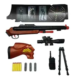 ست تفنگ بازی گلدن گان طرح دولول مدل Snaiper PF