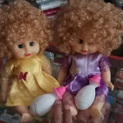 عروسک موزیکال مو فرفری