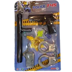 اسباب بازی ست تفنگ بازی طرح پلیس مدل t45
