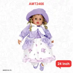 عروسک آوازه‌ خوان طرح سرامیک 24 اینچ