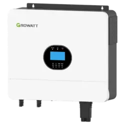 سانورتر 6 کیلووات، 48 ولت، 100 آمپر MPPT برند Growatt مدل SPF 6000 ES Plus - فروش تجهیزات پنل خورشیدی