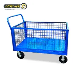 ترولی 66*100 با چرخ های 25 سانتی دایکاست اصلی