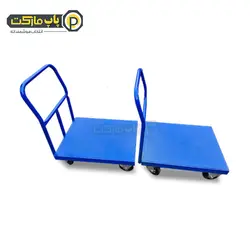 گاری دستی 60*80 با چرخ آهنی دو عدد باهم