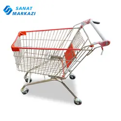 چرخ دستی فروشگاهی 120 لیتری شرکتی