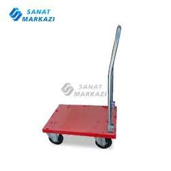 گاری دستی دسته تاشو 50*70 با چرخ دایکاست سایز بزرگ