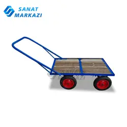 گاری سنتی 120*80 با چرخ فرغونی تو پر