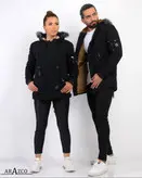 کاپشن مردانه اراز مدل اور چاکدار جنس برزنتی