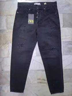 شوارمردانه مام فیت مدل زارا جنس لی