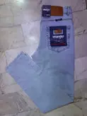 شلوار لی مردانه راسته رنگلرتمام کش  جنس لی پر کالیته رنگلر