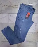 شلوار لی مردانه اسپرت زاپدار پنبه پر