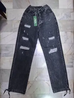 شلوار لی مردانه مام بگ زارا طرح زاپ پنبه