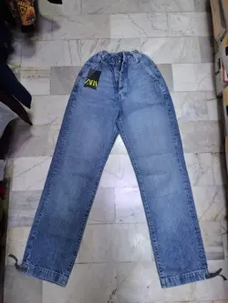 شلوار لی مردانه مام بگ زارا مدل ساده پنبه پر