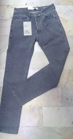 شلوار لی تمام کش مردانه راسته Slimپارچه پر کد41152