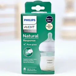 شیشه شیر اونت 120 میل پیرکس AVENT Natural Respons