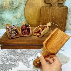 پیمانه چوبی سرتاس چوبی پیمانه برنج حبوبات آجیل