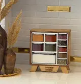 جا ادویه چوبی، فایل کشویی ادویه جات