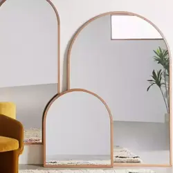 آیینه قدی سایز 180 در 80 و سایز 180 در 100 قابل سفارش با چوب راش و چوب روس تمام پلی استر شده و به خاطر سادگی مناسب هست