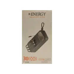 پاوربانک ایکس انرژی مدل X-833 ظرفیت 30000میلی آمپر ساعت