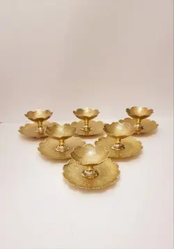 پیاله پیشدستی تمام برنزی هندی