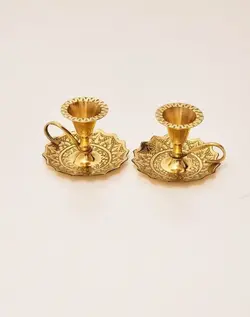 شمعدان انگشتی برنزی هندی