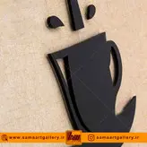 ساعت دیواری فانتزی طرح قوری و فنجان