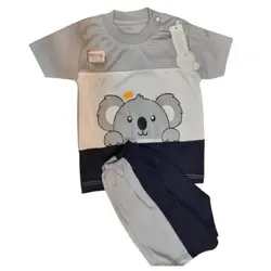 تیشرت و شلوارک نوزادی طرح کوالا