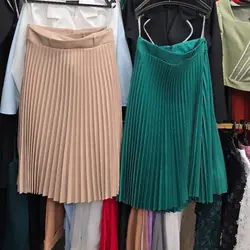 دامن پلیسه همراه کمربند