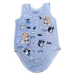 زیر دکمه نوزادی طرح موش کور