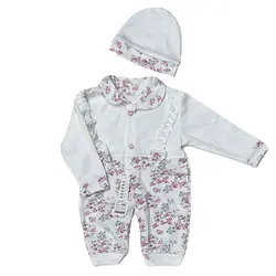 نوزادی سرهمی دو تکه گلدار