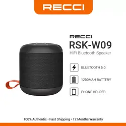 اسپیکر بلوتوثی رسی مدل RSK-W09 - دکتر موبایل