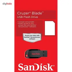 فلش مموری سن دیسک مدل Cruzer Blade CZ50 ظرفیت 16 گیگابایت - دکتر موبایل