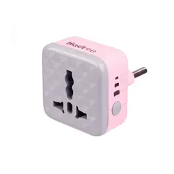 محافظ برق و مبدل فست شارژ هادرون مدل Hadron P103 تبدیل 3 به 2 تایمردار - دکتر موبایل
