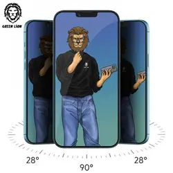 محافظ صفحه نمایش حریم خصوصی گرین لاین مدل 9H Steve privacy مناسب برای گوشی موبایل اپل iphone 16 pro - دکتر موبایل