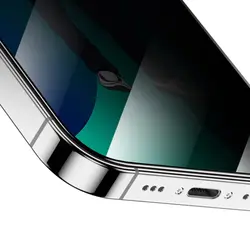 محافظ صفحه نمایش حریم شخصی گرین لاین مدل 9H Steve privacy مناسب برای گوشی موبایل اپل iphone 16 pro max - دکتر موبایل