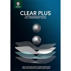 محافظ صفحه نمایش گرین مدل 3d silicon plus مناسب برای گوشی موبایل اپل iphone 16 pro - دکتر موبایل