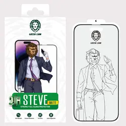 محافظ صفحه نمایش مات گرین لاین مدل Steve مناسب برای گوشی موبایل اپل iPhone 14 Pro Max - دکتر موبایل