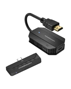 مبدل انتقال تصویر پاورولوژی Powerology Wireless HDMI Type-C Adapter PHDMACBK - دکتر موبایل