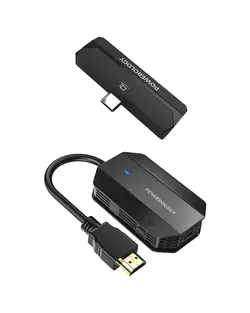 مبدل انتقال تصویر پاورولوژی Powerology Wireless HDMI Type-C Adapter PHDMACBK - دکتر موبایل