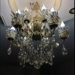 لوستر 12 شعله برنز شاهان تک کد 6021 