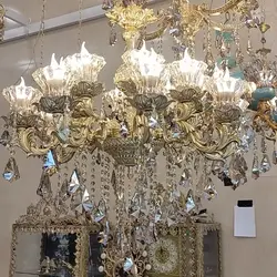 لوستر 16 شعله شاهان مدل آرامیس