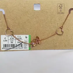 پابند طرح قلب طلایی - فروشگاه زرمیس