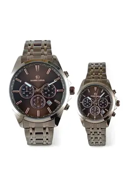 ساعت ست دنیل سزار اسپرت سه موتوره|بند فلزی کافی صفحه کافی