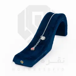 دستبند نقره عیار 925 خارجی کد WST0062 طرح لبخند | نقره سفید