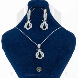 نیم ست نقره عیار 925 ایرانی کد NID0055 طرح کفشدوزک