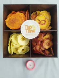 باکس چوبی 4 میوه معمولی تاپ ترد