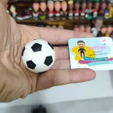 دو عدد اکشن فیگور فوتبالی هوجی تویز1 توپ 1کاپ جام جهانی 2دروازه  پک کادویی و هدیه