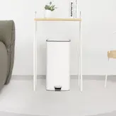 سطل 28 لیتر سفید پدال دار کد 853 ترونی