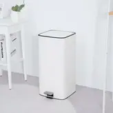 سطل 28 لیتر سفید پدال دار کد 853 ترونی